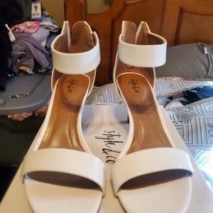 Paycheck white snake shoes